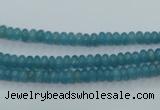 CEQ21 15.5 inches 2*4mm rondelle blue sponge quartz beads