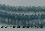 CEQ22 15.5 inches 4*6mm rondelle blue sponge quartz beads