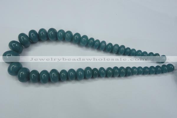 CEQ30 15.5 inches 7*10 – 15*20mm rondelle blue sponge quartz beads