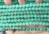 CEQ301 15.5 inches 6mm round green sponge quartz beads