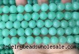 CEQ303 15.5 inches 10mm round green sponge quartz beads