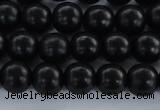 CEY02 15.5 inches 6mm round black ebony wood beads wholesale