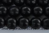 CEY05 15.5 inches 12mm round black ebony wood beads wholesale