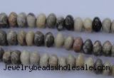 CFA201 15.5 inches 5*8mm rondelle chrysanthemum agate beads