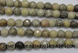 CFA28 15.5 inches 6mm faceted round chrysanthemum agate gemstone beads