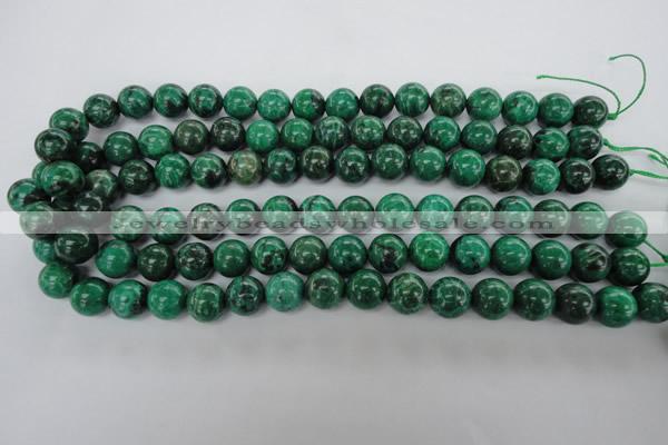 CFA75 15.5 inches 12mm round green chrysanthemum agate beads