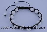 CFB505 10mm round candy jade beads adjustable bracelet wholesale