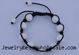 CFB515 12mm round candy jade beads adjustable bracelet wholesale