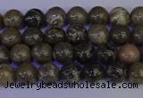 CFC210 15.5 inches 4mm round grey fossil coral beads wholesale