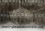 CFG1501 15.5 inches 15*20mm carved rice smoky quartz beads