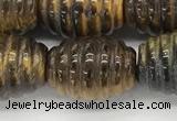 CFG1508 15.5 inches 15*20mm carved rice tiger eye beads