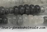 CFG1541 15.5 inches 10*30mm carved rice cloudy quartz beads