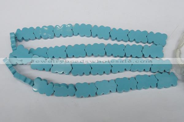 CFG285 15.5 inches 17*25mm carved turquoise beads