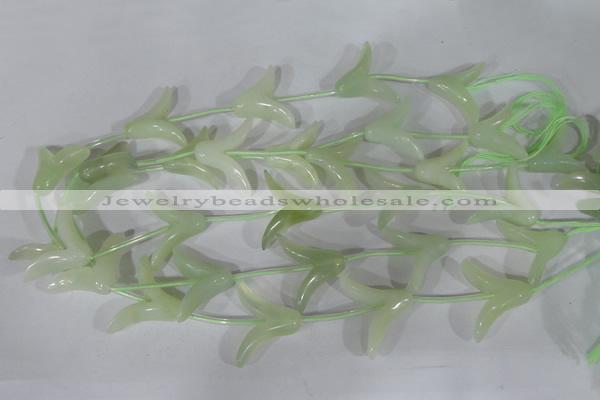 CFG503 15.5 inches 20*26mm carved flower New jade beads