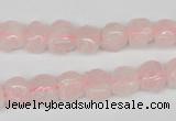 CFG58 15.5 inches 8*10mm carved pig-shaped rose quartz beads