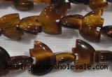 CFG767 15.5 inches 10*15mm carved animal yellow tiger eye beads