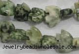 CFG783 15.5 inches 10*15mm carved animal snake dragon jade beads