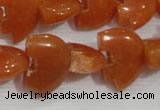 CFG797 12.5 inches 14*18mm carved animal red aventurine beads