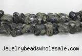 CFG976 15.5 inches 30*33mm carved butterfly grey opal beads