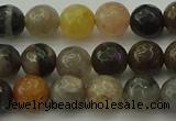 CFJ211 15.5 inches 6mm faceted round fancy jasper beads wholesale