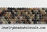 CFJ217 15.5 inches 6mm faceted round fancy jasper beads