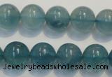 CFL1004 15.5 inches 12mm round blue fluorite beads wholesale