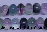 CFL1070 15 inches 10*14mm rondelle natural fluorite gemstone beads