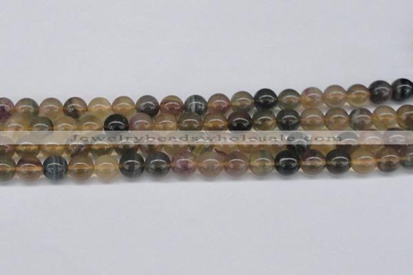 CFL1104 15.5 inches 12mm round yellow fluorite gemstone beads