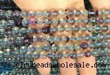 CFL1130 15.5 inches 6mm round fluorite gemstone beads wholesale