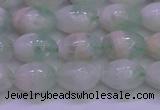 CFL1201 15.5 inches 8*12mm rice green fluorite gemstone beads