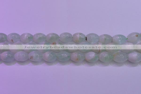 CFL1204 15.5 inches 12*16mm rice green fluorite gemstone beads