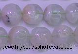 CFL1208 15.5 inches 10mm flat round green fluorite gemstone beads