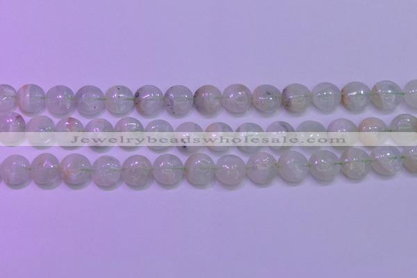 CFL1208 15.5 inches 10mm flat round green fluorite gemstone beads