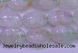 CFL1217 15.5 inches 10*14mm oval green fluorite gemstone beads