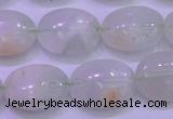 CFL1218 15.5 inches 12*16mm oval green fluorite gemstone beads