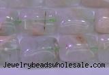 CFL1225 15.5 inches 12*16mm rectangle green fluorite gemstone beads