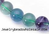 CFL13 16 inch A- grade 8mm round natural fluorite bead Wholesale