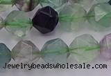 CFL1409 15.5 inches 12mm faceted nuggets fluorite gemstone beads