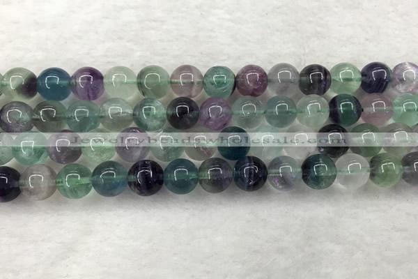 CFL1453 15.5 inches 10mm round fluorite beads wholesale