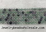 CFL1460 15.5 inches 4mm round A grade fluorite gemstone beads