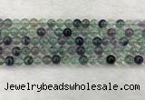 CFL1461 15.5 inches 6mm round A grade fluorite gemstone beads