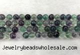 CFL1463 15.5 inches 10mm round A grade fluorite gemstone beads