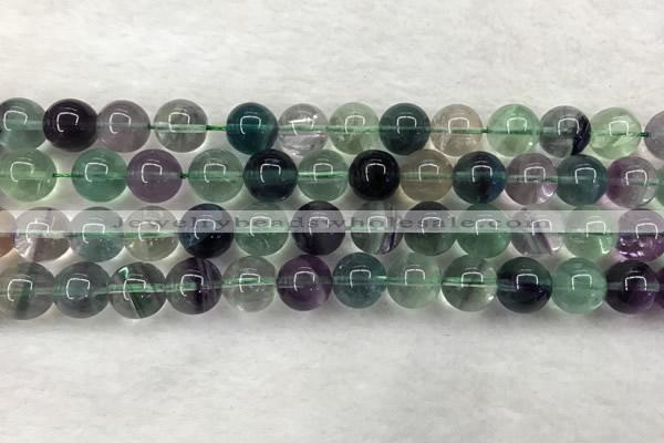 CFL1464 15.5 inches 12mm round A grade fluorite gemstone beads