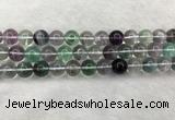 CFL1475 15.5 inches 13mm round AA grade fluorite gemstone beads