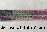 CFL1490 15.5 inches 8mm round rainbow fluorite gemstone beads