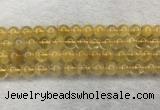 CFL1509 15.5 inches 10mm round yellow fluorite gemstone beads