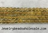 CFL1510 15.5 inches 10mm round yellow fluorite gemstone beads