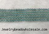 CFL1514 15.5 inches 4mm round blue fluorite gemstone beads