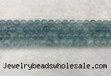 CFL1515 15.5 inches 6mm round blue fluorite gemstone beads