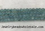 CFL1516 15.5 inches 8mm round blue fluorite gemstone beads